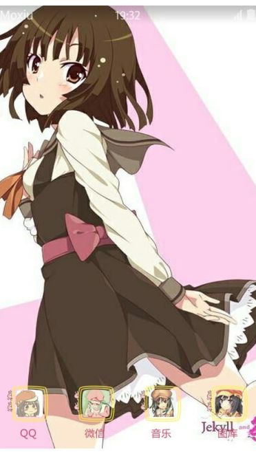 《化物语》千石抚子萌化手机主题