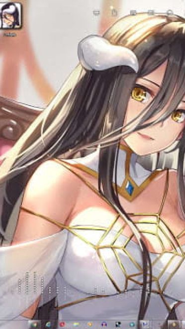 Windows7 萌化电脑主题 Overlord 雅儿贝德