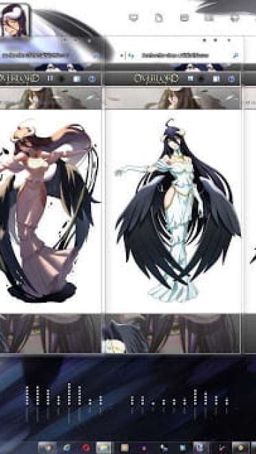 Windows7 萌化电脑主题 Overlord 雅儿贝德