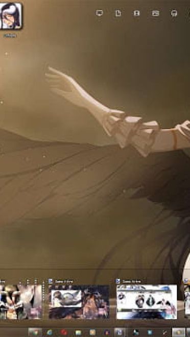 Windows7 萌化电脑主题 Overlord 雅儿贝德