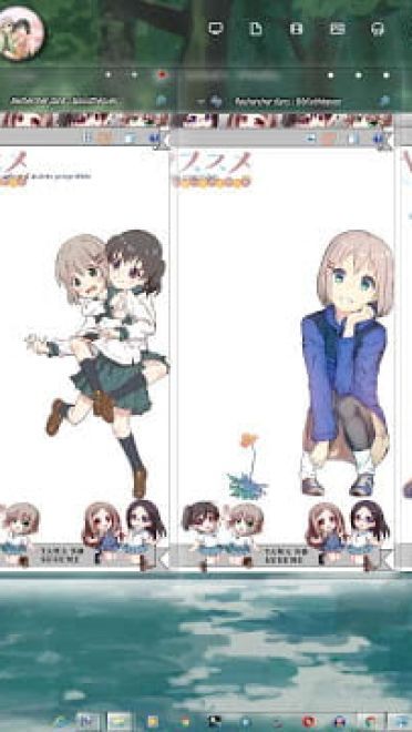 Windows7 萌化电脑主题 向山进发