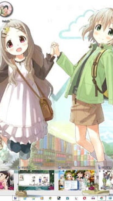 Windows7 萌化电脑主题 向山进发