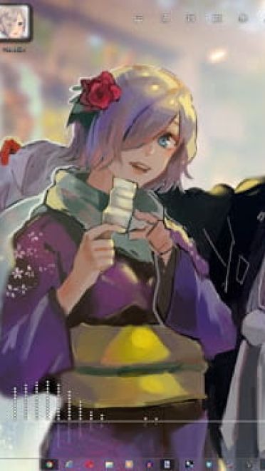 Windows7 萌化电脑主题 雾岛董香