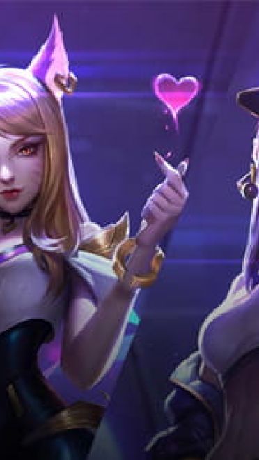 LOL KDA女团S8总决赛现场首秀出道 KDA女团原画壁纸下载(1)