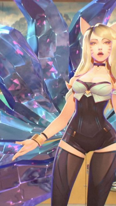 LOL KDA女团S8总决赛现场首秀出道 KDA女团原画壁纸下载(1)