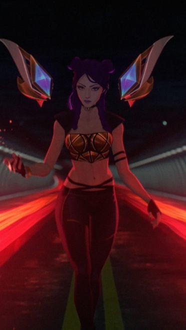 LOL KDA女团S8总决赛现场首秀出道 KDA女团原画壁纸下载(1)