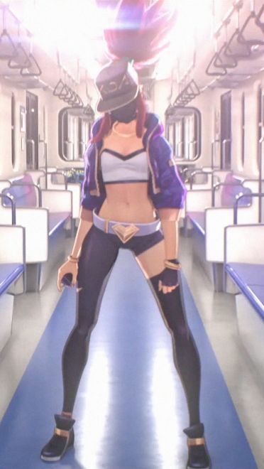 LOL KDA女团S8总决赛现场首秀出道 KDA女团原画壁纸下载(1)