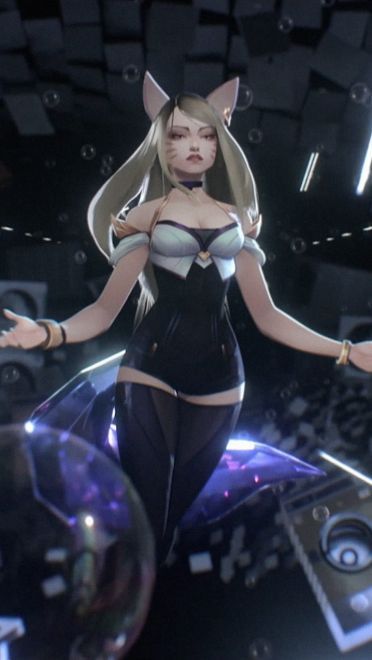 LOL KDA女团S8总决赛现场首秀出道 KDA女团原画壁纸下载(1)