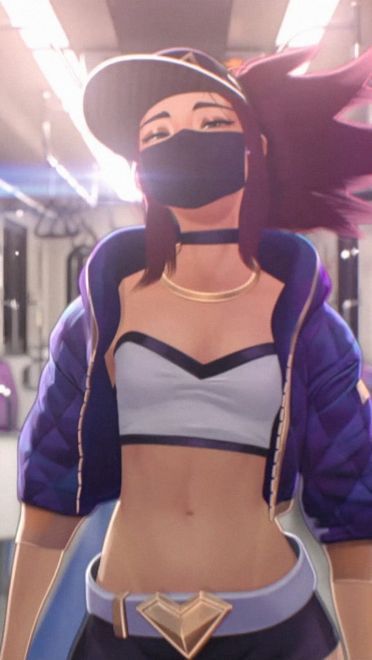 LOL KDA女团S8总决赛现场首秀出道 KDA女团原画壁纸下载(1)