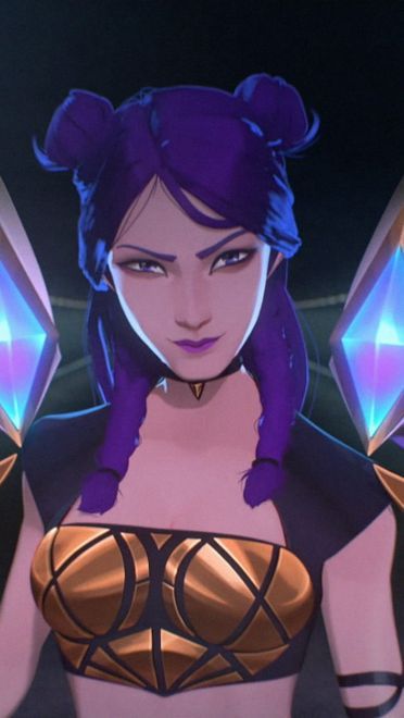 LOL KDA女团S8总决赛现场首秀出道 KDA女团原画壁纸下载(1)