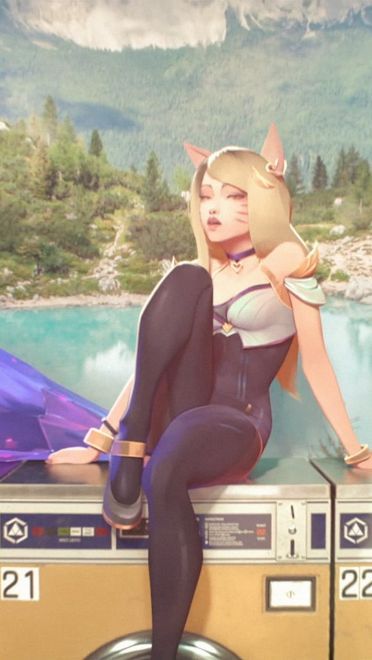 LOL KDA女团S8总决赛现场首秀出道 KDA女团原画壁纸下载(1)