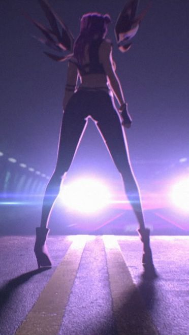 LOL KDA女团S8总决赛现场首秀出道 KDA女团原画壁纸下载(1)