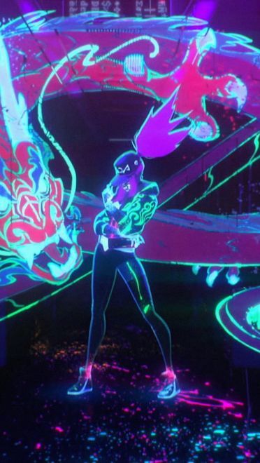 LOL KDA女团S8总决赛现场首秀出道 KDA女团原画壁纸下载(1)