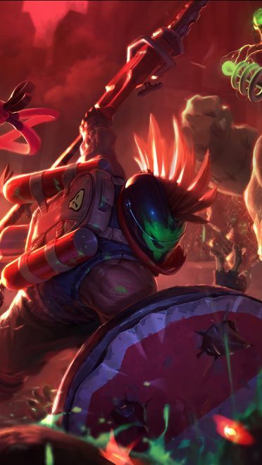 规则—就是用来打破的 最全金克丝皮肤原画壁纸大合集下载(1)