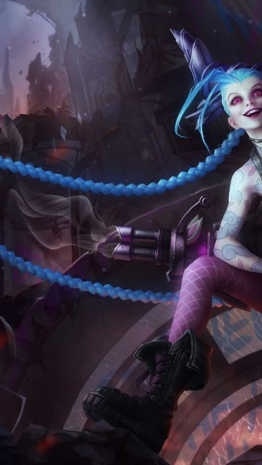 规则—就是用来打破的 最全金克丝皮肤原画壁纸大合集下载(1)