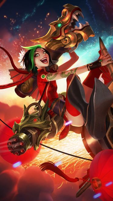 规则—就是用来打破的 最全金克丝皮肤原画壁纸大合集下载(1)