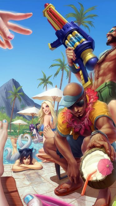 规则—就是用来打破的 最全金克丝皮肤原画壁纸大合集下载(1)