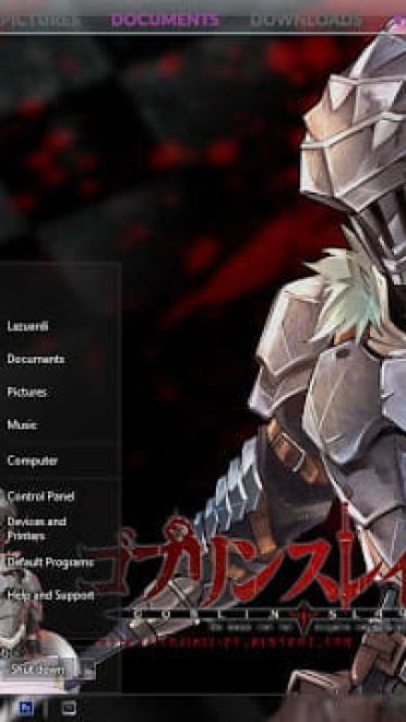 Windows7 萌化电脑主题 哥布林杀手