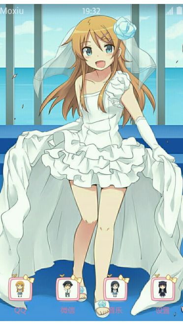 高坂桐乃萌化手机主题