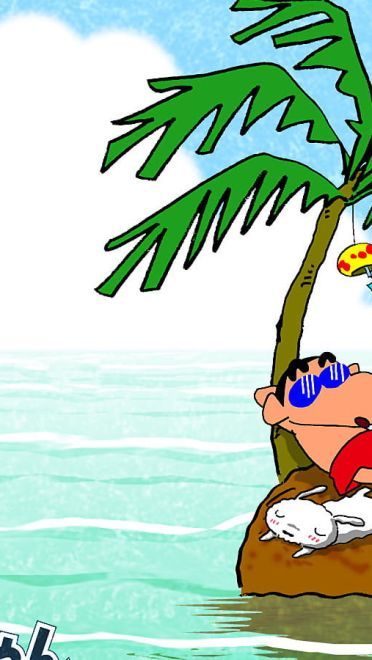 小新与小白萌化手机主题