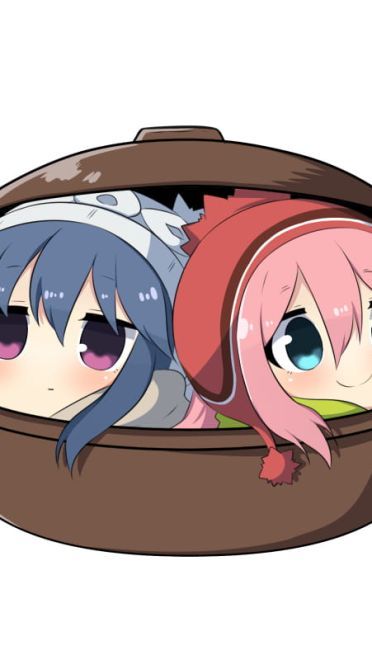 1月轻百合番摇曳露营q版表情(1)