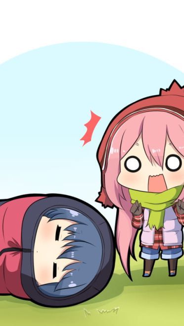 1月轻百合番摇曳露营q版表情(1)