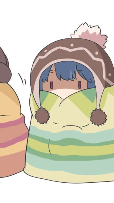 1月轻百合番摇曳露营q版表情(1)