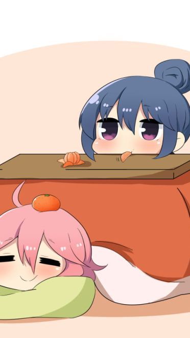 1月轻百合番摇曳露营q版表情(1)