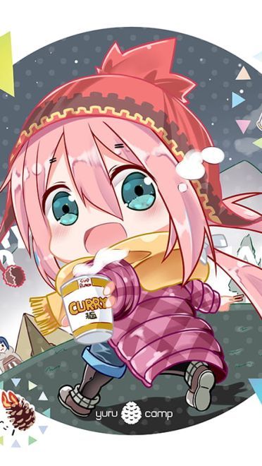 1月轻百合番摇曳露营q版表情(1)