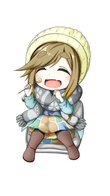 1月轻百合番摇曳露营q版表情(1)