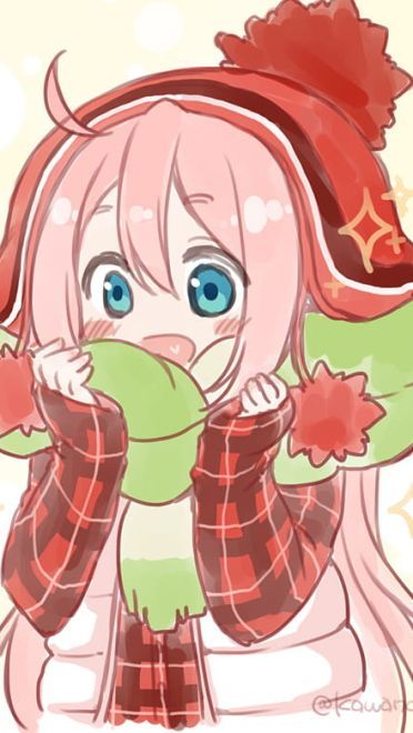 1月轻百合番摇曳露营q版表情(1)