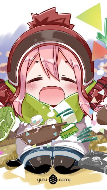 1月轻百合番摇曳露营q版表情(1)