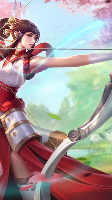 《王者荣耀》伽罗-花见巫女手机主题