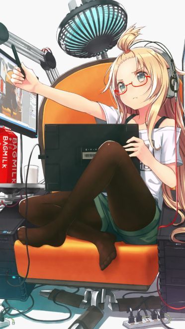 美腿效果超强！展现少女美丽的唯美手机壁纸(1)