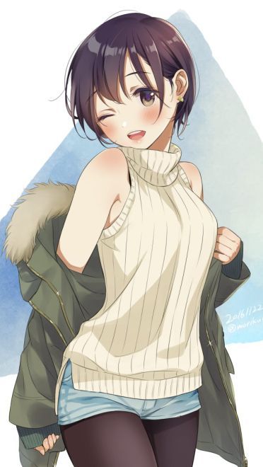 美腿效果超强！展现少女美丽的唯美手机壁纸(1)