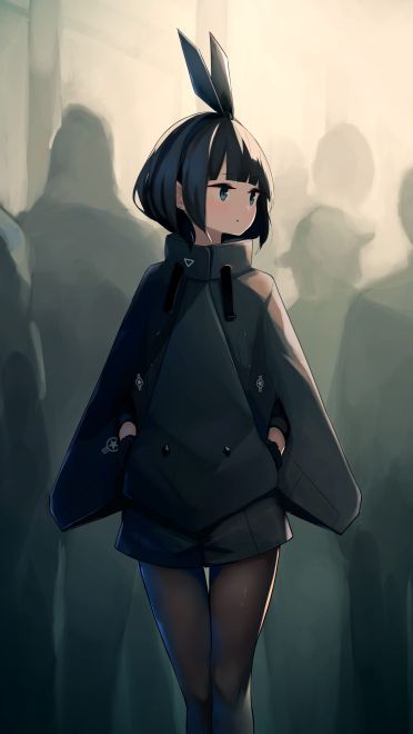 美腿效果超强！展现少女美丽的唯美手机壁纸(1)