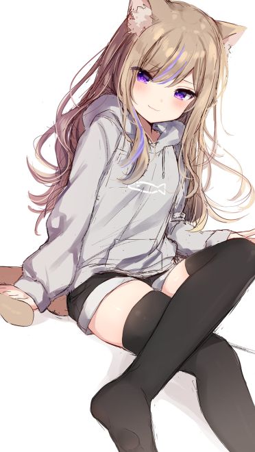 美腿效果超强！展现少女美丽的唯美手机壁纸(1)