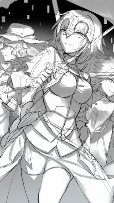 fgo手机壁纸第四期贞德(1)