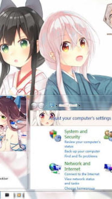 Windows7 萌化电脑主题 迷路帖