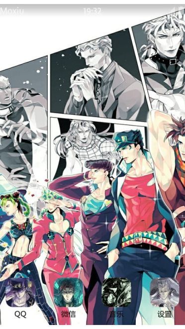 《JOJO的奇妙冒险》空条承太郎萌化手机主题