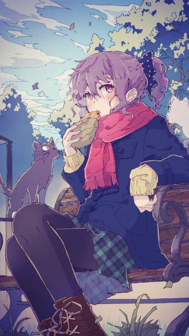 【动漫图片】二次元美女福利手机壁纸(1)