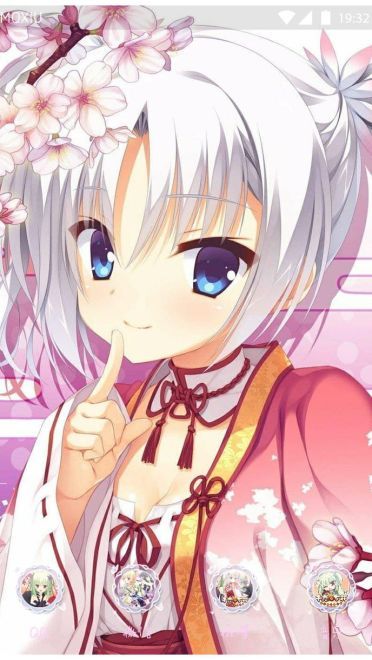 《千恋万花》朝武芳乃萌化手机主题