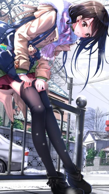 【动漫图片】裹围巾的少女  动漫美图冬日特辑(1)