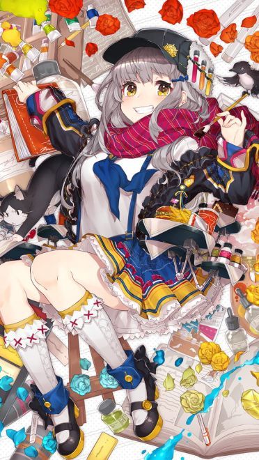 【动漫图片】裹围巾的少女  动漫美图冬日特辑(1)