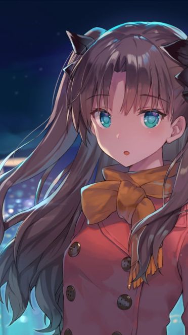 【动漫图片】裹围巾的少女  动漫美图冬日特辑(1)