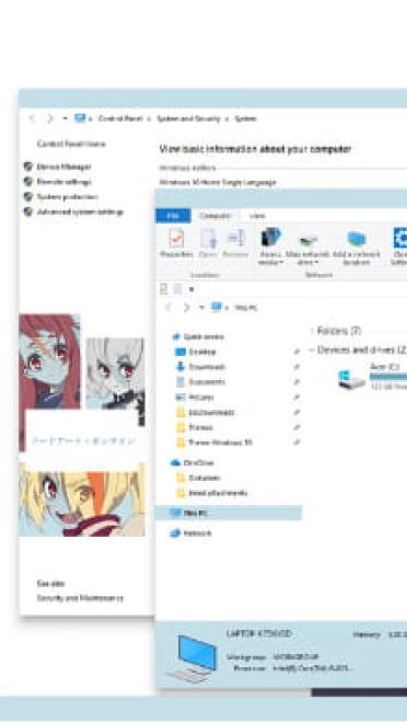 Windows10 萌化电脑主题 佐贺偶像是传奇