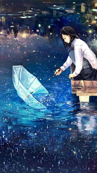 我撑伞并不是因为下雨   动漫壁纸  手机壁纸(1)