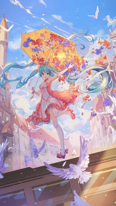 我撑伞并不是因为下雨   动漫壁纸  手机壁纸(1)