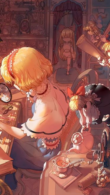 绽放 樱吹雪落西行妖  东方壁纸 动漫壁纸(1)