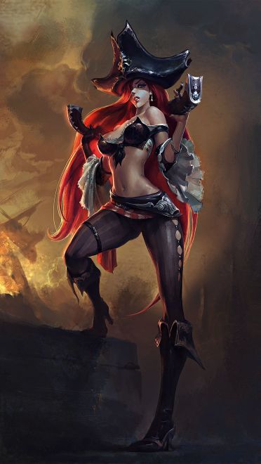 英雄联盟赏金猎人厄运小姐全皮肤高清无水印原画下载(1)